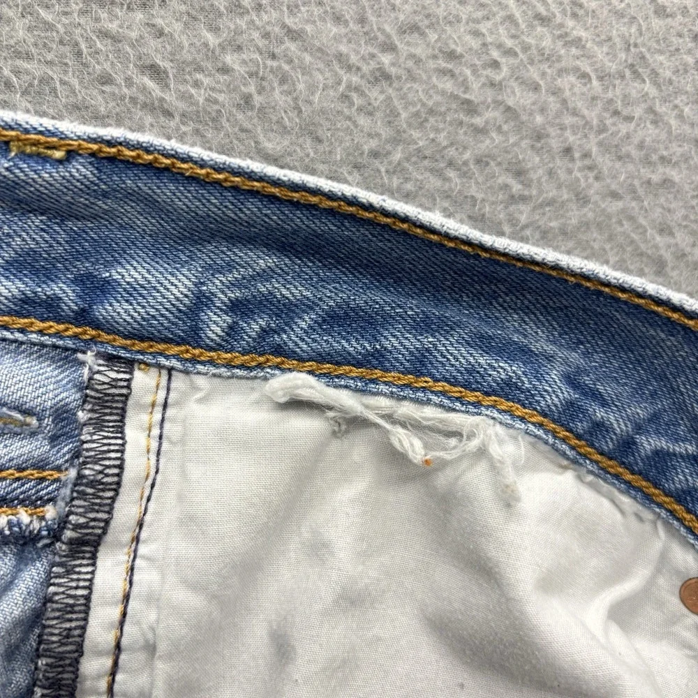 Levi's X FARM Rio High Rise Loose Jeans Women's 30x29 Blue Floral Tropical - Picture 9 of 13